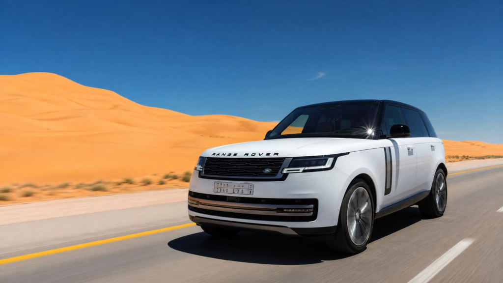 Premium SUV in Riyadh desert